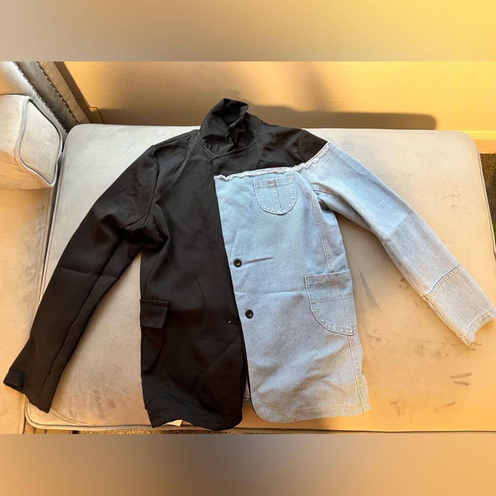 Half and Half Blazer